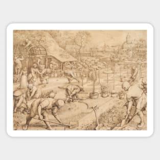 Spring by Pieter Bruegel the Elder Magnet